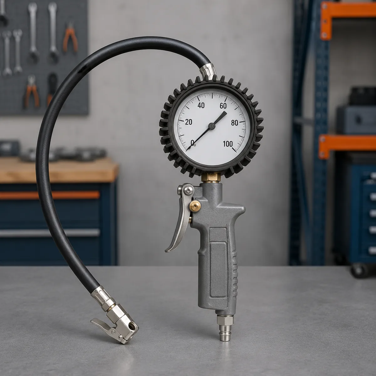 63 mm Inflation Gauge with Hose